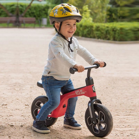 Bicicleta fara pedale QPlay Balance Bike Tech Rosu [3]