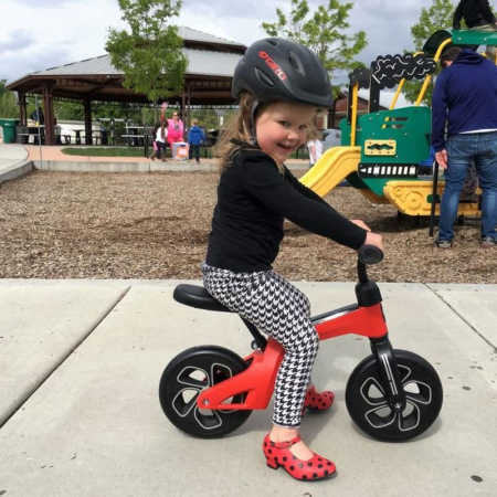 Bicicleta fara pedale QPlay Balance Bike Tech Rosu [4]