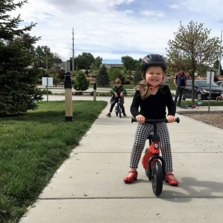 Bicicleta fara pedale QPlay Balance Bike Tech Rosu [2]