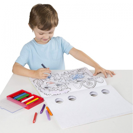 Bloc cu desene de colorat Mutrite Caraghioase Melissa and Doug [1]