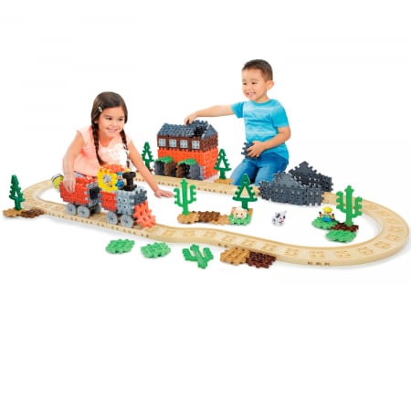 Blocuri de constructie -Tren cu aburi Little Tikes [3]