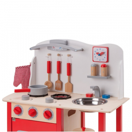 Bucatarie New Classic Toys Bon Appetit Pentru Copii Rosie [1]