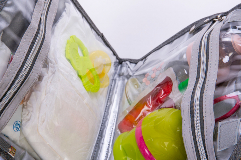 Borseta bebelusi Baby On Board Miniz Pouch Black [3]