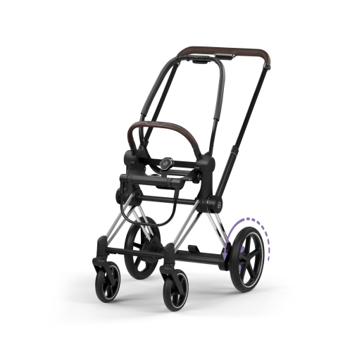 Carucioare copii - Cadru carucior Cybex Priam Style Chrome Brown