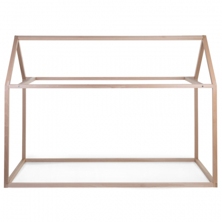 Cadru pat casuta Childhome 90x200 cm Lemn Natural [1]