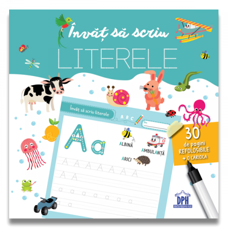 Carti pentru copii - Caiet DPH Invat sa scriu literele