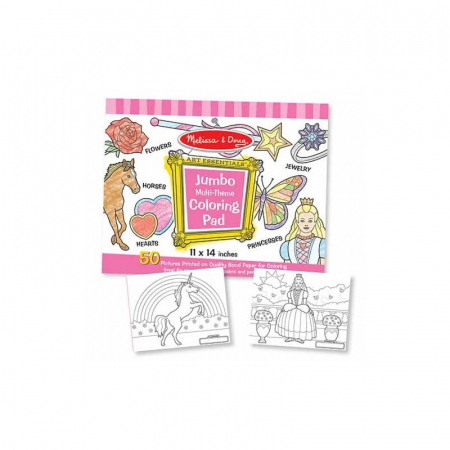 Pictura si desen - Caiet jumbo cu desene pentru colorat Melissa and Doug Roz