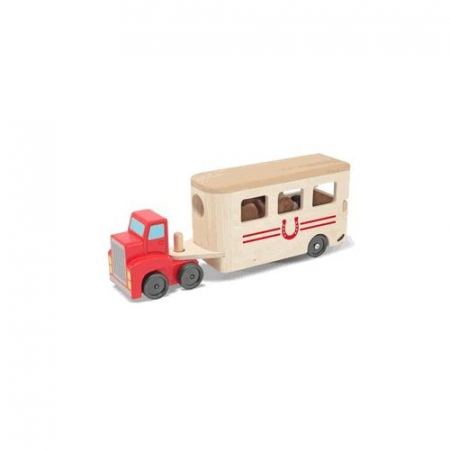 Camion Transportor de Cai cu Remorca Melissa and Doug [0]