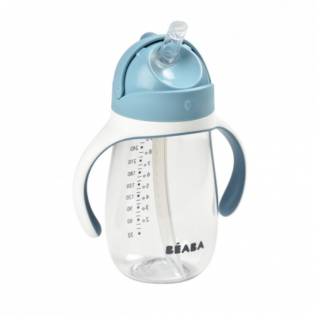 Cana cu pai din Tritan Beaba 300 ml Windy Blue [2]