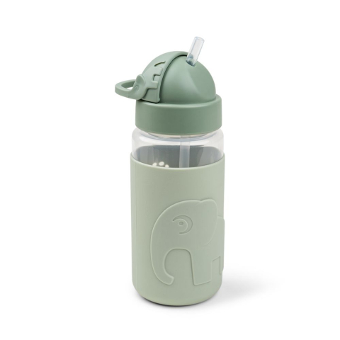 Cani si pahare - Cana cu pai Done by Deer Easy-grip Elphee Green 350 ml