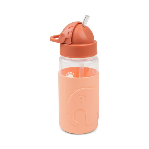 Cani si pahare - Cana cu pai Done by Deer Easy-grip Elphee Papaya 350 ml