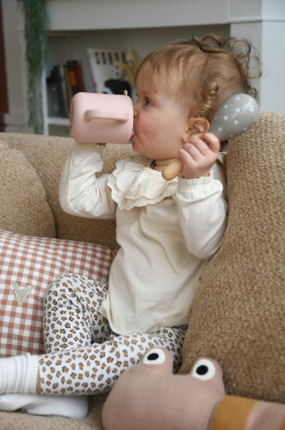 Cana de antrenament silicon Beaba Cotton Candy [6]