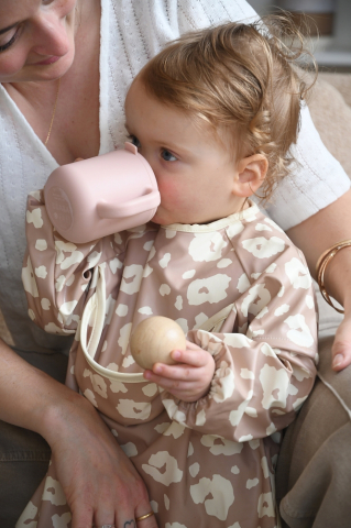 Cana de antrenament silicon Beaba Cotton Candy [4]