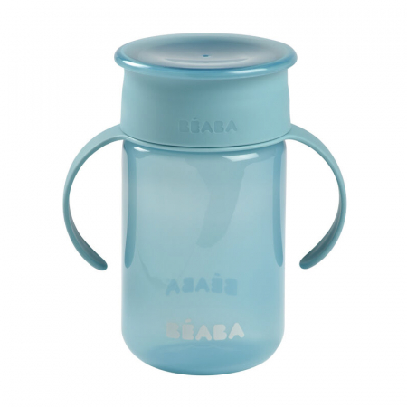 Cani si pahare - Cana de invatare Beaba 340 ml Blue