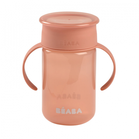 Cani si pahare - Cana de invatare Beaba 340 ml Pink