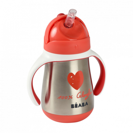 Cana cu pai din inox Beaba 250 ml Mathilde Cabanas [1]