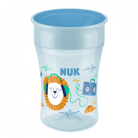 Cani si pahare - Cana Nuk Evolution Magic 230 ml de la 8 luni Leu