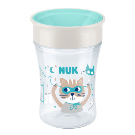 Cani si pahare - Cana Nuk Evolution Magic 230 ml de la 8 luni Pisica