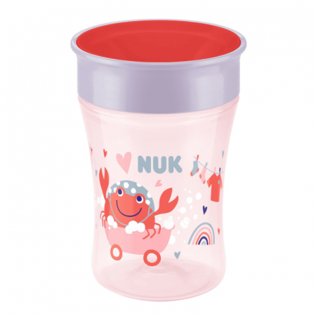 Cani si pahare - Cana Nuk Evolution Magic 230 ml de la 8 luni Rac