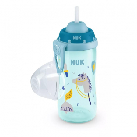 Cana Nuk Flexi 300 ml cu pai moale de la 12 luni Bleu [1]