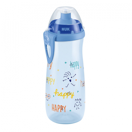 Resigilate - Cana Nuk Sport 450 ml de la 36 luni Albastru -  Resigilat