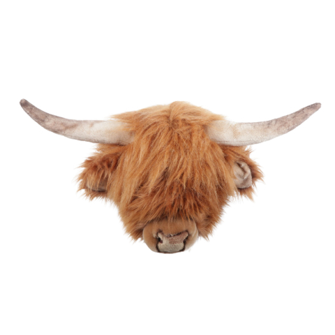 Camera copii si bebelusi - Cap vaca Highland din plus Wild & Soft Nicolas decoratiune perete