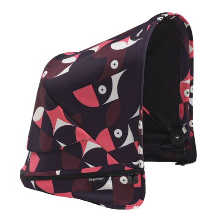 Accesorii transport copii - Capotina carucior Bugaboo Donkey 5 Animal Explorer Pink/Red