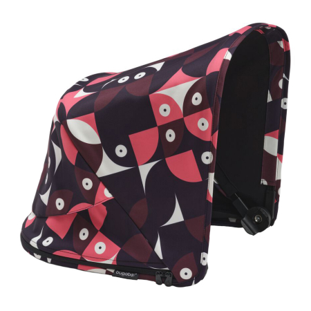 Accesorii transport copii - Capotina carucior Bugaboo Fox 3/Lynx Animal Explorer Pink/Red