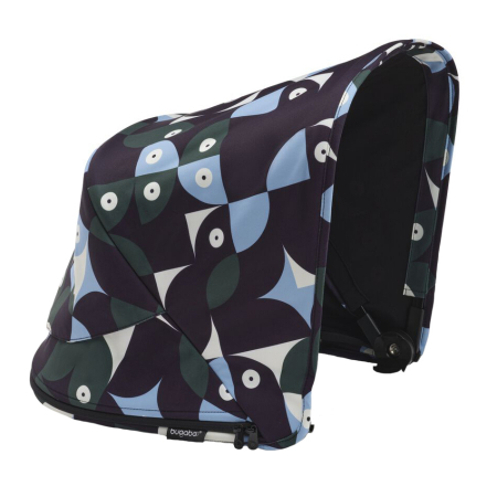 Accesorii transport copii - Capotina carucior Bugaboo Fox 3/Lynx Animal Explorer Green/Light Blue