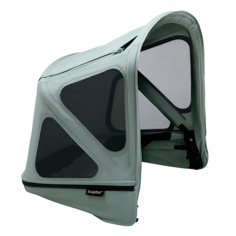 Capotina cu extensie plasa insecte Bugaboo Donkey Pine Green [0]