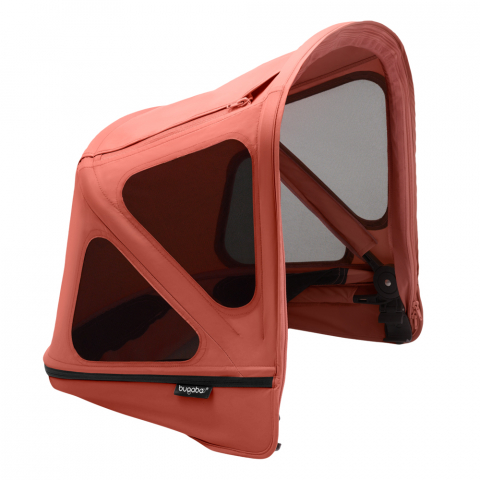 Capotina cu extensie plasa insecte Bugaboo Donkey Sunrise Red [0]
