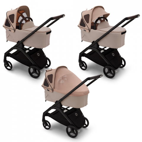 Capotina cu extensie plasa insecte Bugaboo Dragonfly Dune Taupe [1]