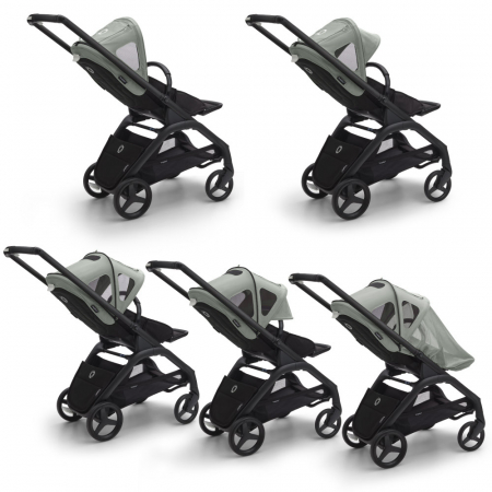 Capotina cu extensie plasa insecte Bugaboo Dragonfly Pine Green [1]