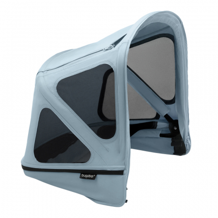 Accesorii transport copii - Capotina cu extensie plasa insecte Bugaboo Donkey Vapor Blue