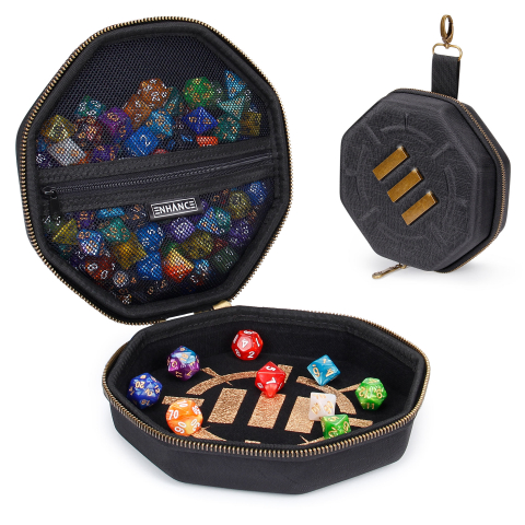 Jocuri de societate - Carcasa Zaruri DnD ENHANCE Gaming Ancient Bronze