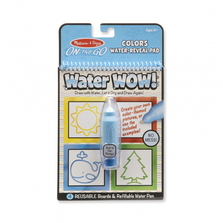 Pictura si desen - Carnet de colorat Melissa and Doug Apa Magica Forme si culori