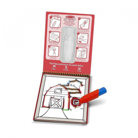 Carnet de colorat Melissa and Doug Apa Magica Uneste punctele [1]