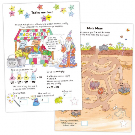 Carte cu activitati si abtibilduri - Tabla inmultirii [1]