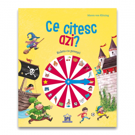 Carti pentru copii - Carte cu roata DPH Ce citesc azi? Ruleta cu povesti
