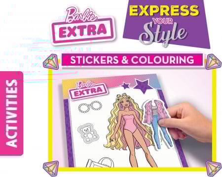 Carte de colorat cu activitati Barbie - Stilul tau [3]