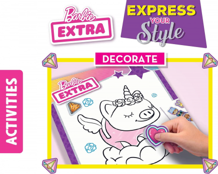 Carte de colorat cu activitati Barbie - Stilul tau [5]