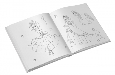Carte de colorat DPH Colorez printese si balerine [2]