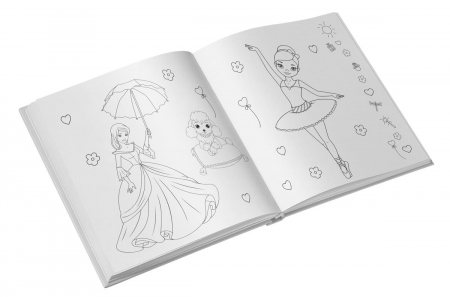 Carte de colorat DPH Colorez printese si balerine [3]