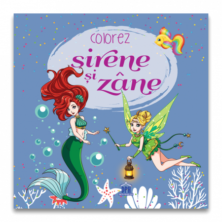 Pictura si desen - Carte de colorat DPH Colorez sirene si zane