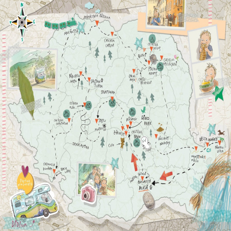 Carte DPH Iubim sa calatorim Ema si Eric descopera Romania [2]