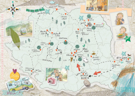 Carte DPH Iubim Sa Calatorim, Ema si Eric descopera Romania [2]