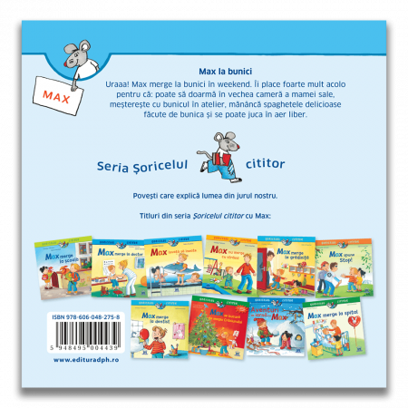 Carte DPH Soricelul cititor Max la bunici [1]