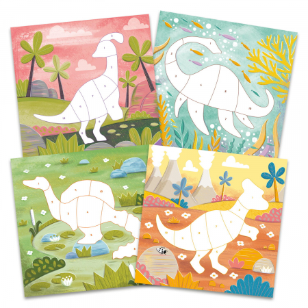 Cartea mea cu stickere -  Dinozauri prietenosi [6]