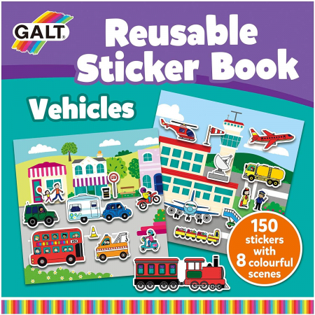 Arta si creatie - Cartea mea cu stickere - Vehicule