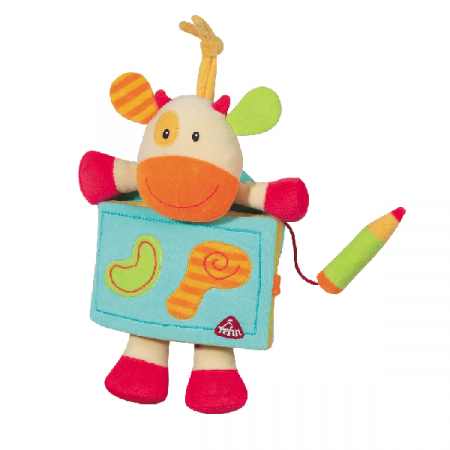 Jucarii bebelusi - Carticica jucarie Brevi Soft Toys Album vacuta